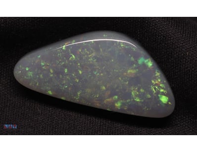 LIGHTNING RIDGE SEMI BLACK OPAL, N6,  8.05 CARATS,...