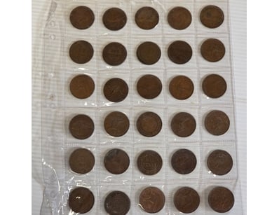 AUSTRALIAN PENNIES DATING 1921-1962

Condition: ...