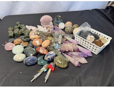 COLLECTION OF CRYSTALS AND MINERALS

Includes Va...