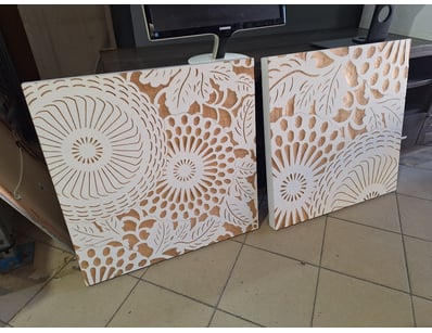 X2 Wall Art, Timber Style, Natural Finish 

Dimens...