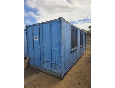 Shipping Container/ Converted Site Office, 6m x 2....