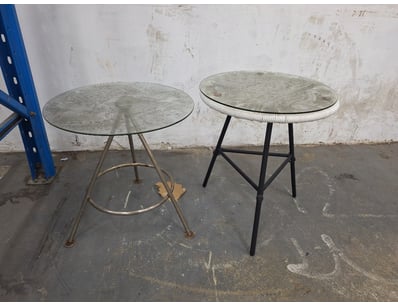 X2 Side Tables With Glass Top

Dimensions Approx...
