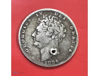 1826 GEORGE IV BRITISH SILVER COIN  



294226+20