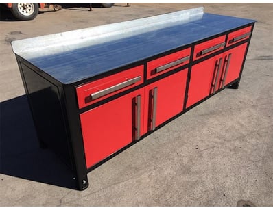 Unused Welding Table, with heavy duty work top, 4 ...