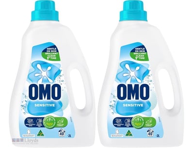 Pack of 2 OMO Sensitive Front & Top Loader Laundry...