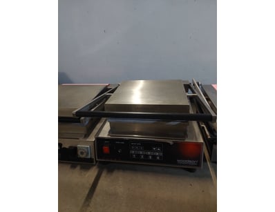 Woodson commercial panini grill/contact toaster wi...