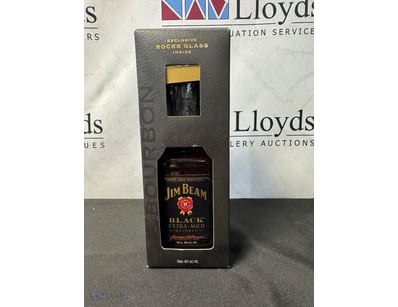 Jim Beam Black Extra-Aged Bourbon whiskey, 700ml b...