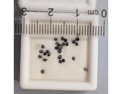 0.44 CARATS SMALL SIZE BLACK DIAMOND GEMSTONES

0....