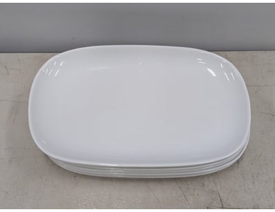 Porcelain serving tray, white

SOLD AS LOT

