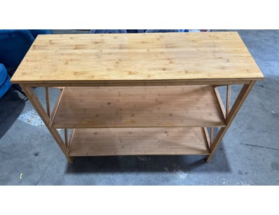 Wooden shelf 

Dimensions: 100cm x 35cm x 80cm

