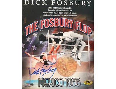 DICK 'FOSBURY FLOP' FOSBURY SIGNED PHOTO 

Dick Fo...