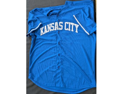 KANSAS CITY ROYALS BASEBALL JERSEY #13, SIZE 3XL
...