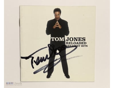 TOM JONES SIGNED CD INSERT 

Tom Jones Personally ...