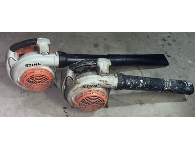 Stihl blowers. 1 x BG 86 C, 1 x unknown. Both 2 st...