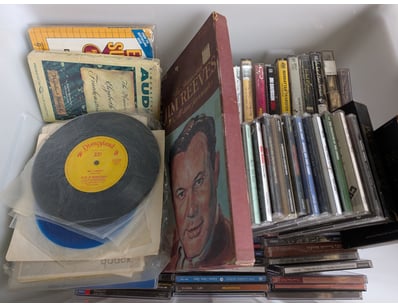 Collection of CD's and Cassette Tapes 

Sold As ...