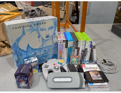 Assorted games and gaming accessories  Including X...