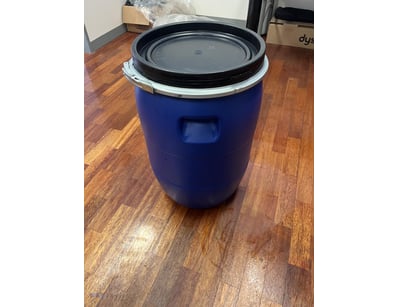Pack of 9 60L HDPE Industrial Drum w/ Locking Ring...
