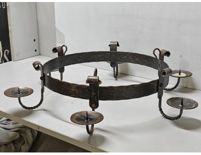 Homeware, Metal style candle ring or hanging chand...