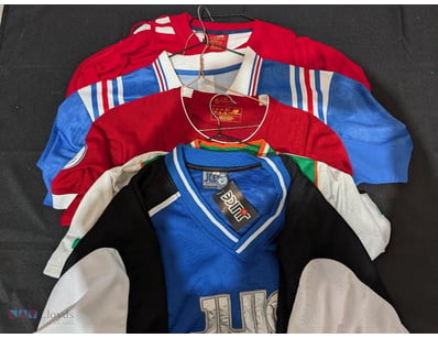 Football jersey collection comprising of five t-sh...