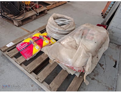 Pallet Lot of pipe and safety gears 
Manufacture Y...