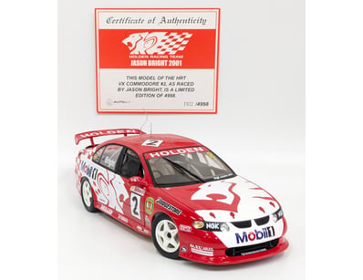 HOLDEN RACING TEAM JASON BRIGHT 2001 HRT VX COMMOD...