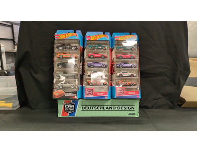 3X HOT WHEELS 5 CAR PACKS AND 1X CAR CULTURE DEUTS...