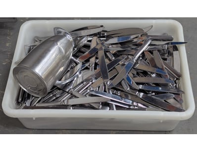Collection of Cutlery and metal jug

