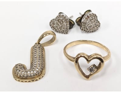 Assorted 10K GOLD JEWELLERY

