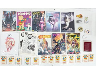 VINTAGE COMIC BOOKS AND COLLECTIBLES COLLECTION - ...