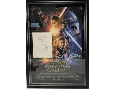 STAR WARS MEMORABILIA POSTER - STAR WARS THE FORCE...