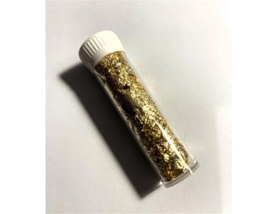 VIAL FULL OF GOLD LEAF/FLAKE  



10753+6