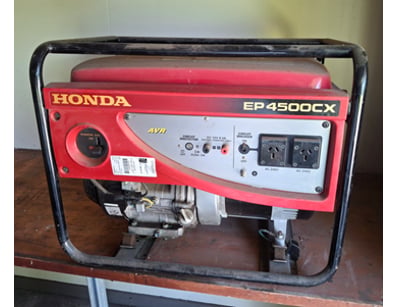 Ex Govt Honda EP4500 Generator – S/N GCAEH-0007278...
