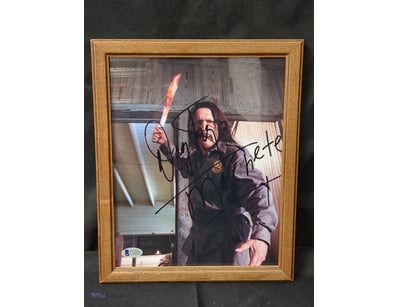 AUTOGRAPHED PHOTOGRAPH OF DANNY TREJO.

Item Size:...