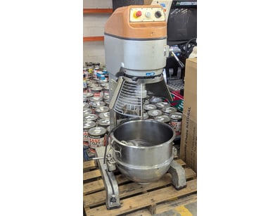 Bakermix commercial spiral dough mixer, vintage mo...