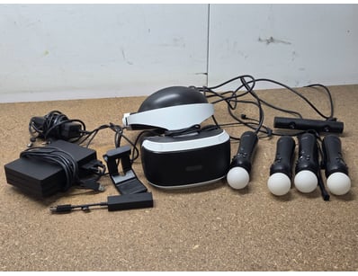 PlayStation VR Complete System Bundle featuring a ...