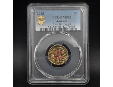 2015 AUSTRALIAN $20 COIN PCGS GRADED

Pcgs Ms65...