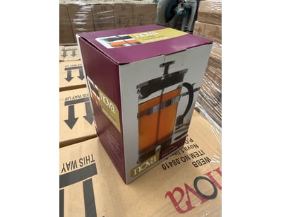 BOX LOT-QTY 6 x  Nova 1-litre French press plunger...