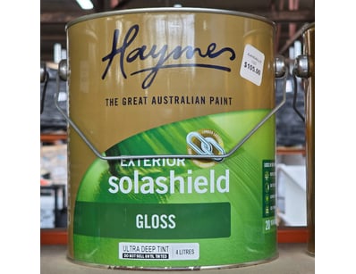 Haymes paint, exterior solashield, gloss, ultra de...