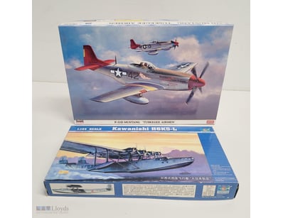 HASEGAWA P-51D MUSTANG "TUSKEGEE AIRMEN" & TRUMPET...