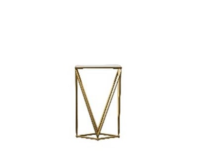 RRP: $539, Helford Side Table Gold, 5059413693144