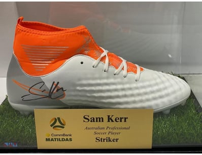 SAM KERR PERSONALLY SIGNED BOOT

This Boot Is Pres...