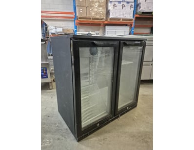 Display Refridgerator, Double Door, Black Finish
...