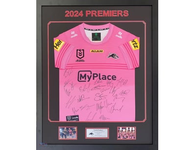 2024 PENRITH PANTHERS PERSONALLY SIGNED JERSEY "20...