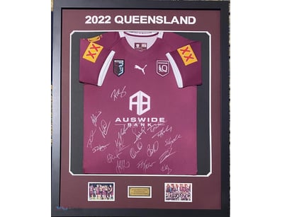 2022 QUEENSLAND STATE OF ORIGIN PERSONALLY SIGNED ...