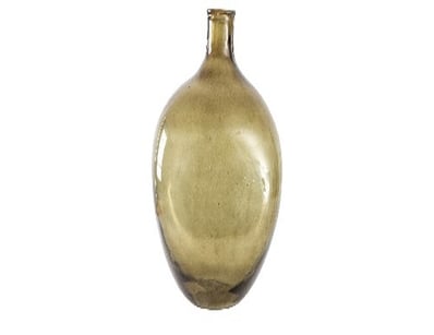 RRP: $155, Burwell Bottle Vase Green 280x280x390mm...