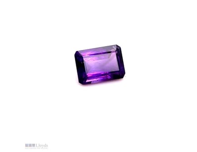 AMETHYST - EMERALD SHAPE 14MM X 10MM 7.5CT        ...