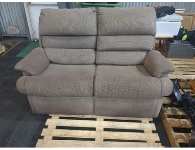 Couch upholstery,Brown Two seater

