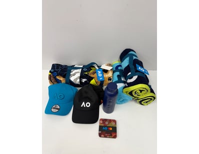 Australian Open (AO) merchandise bundle featuring ...