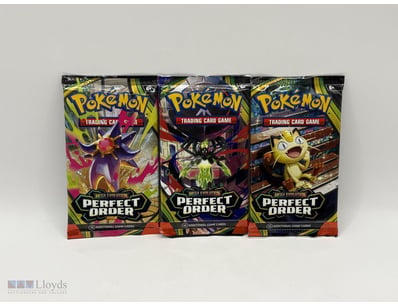 3X SEALED PERFECT ORDER BOOSTER PACK - ASSORTED AR...