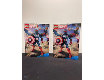 LEGO MARVEL CAPTAIN AMERICA CONSTRUCTION FIGURE SE...